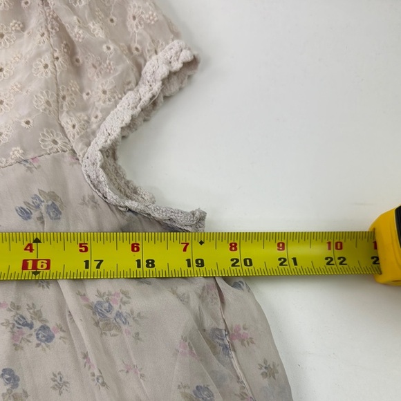 Elena Baldi Floral Lace Silk Blouse - Picture 6 of 10